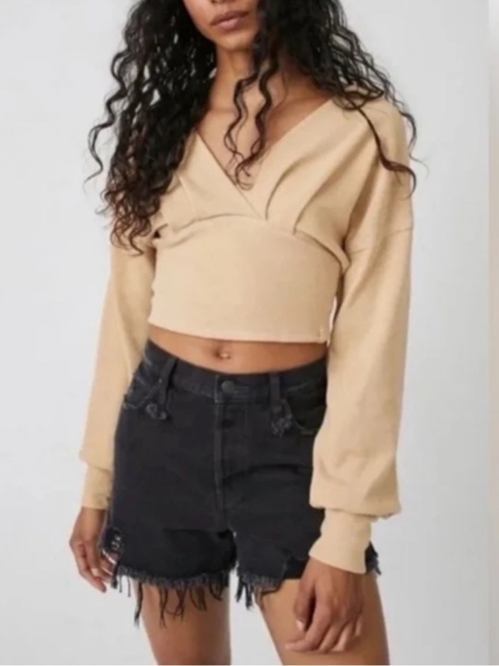 NWOT Free People We The Free All Nighter Crop Top Sz Small